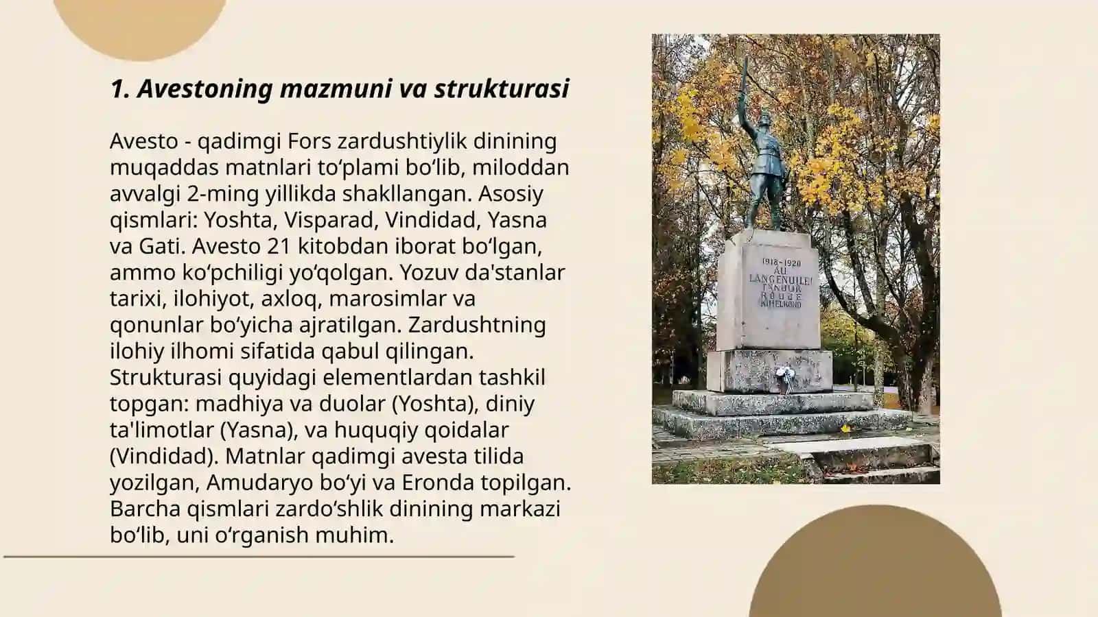 Avesto va Oʻrxun-Enasoy yodgorliklari 3