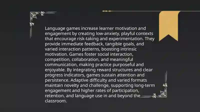 The importance of language games in teaching English 3