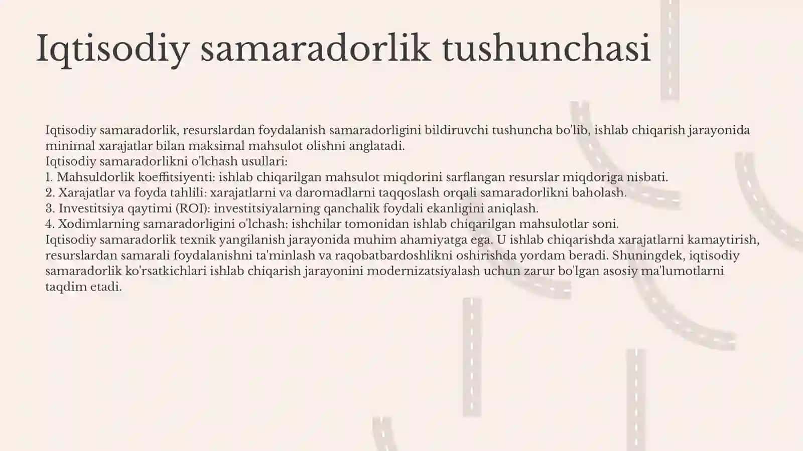 Modernizatsiya va iqtisodiy samaradorlik 3
