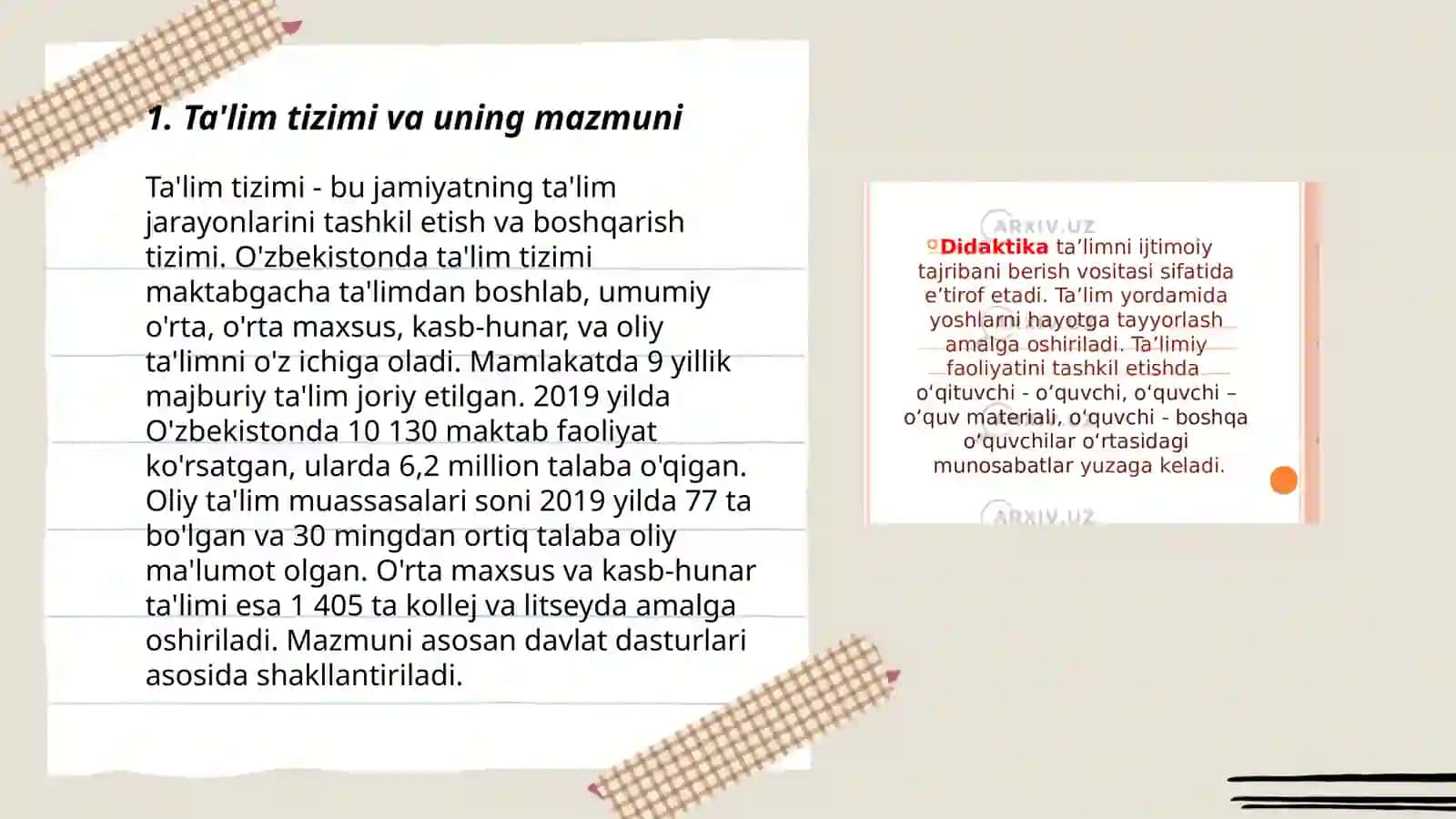 Ta'lim mazmuni 3