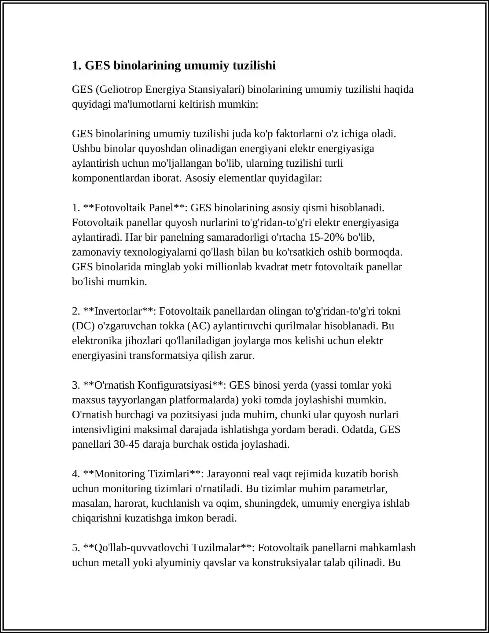 GES BINOLARINING KONSTRUKSIYALARI 3