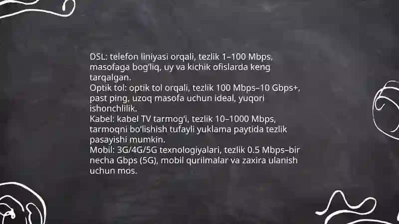 Internet provayderlar va trafik tushunchasi 3