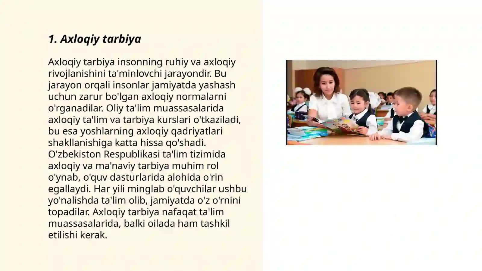 Axloqiy tarbiya 3