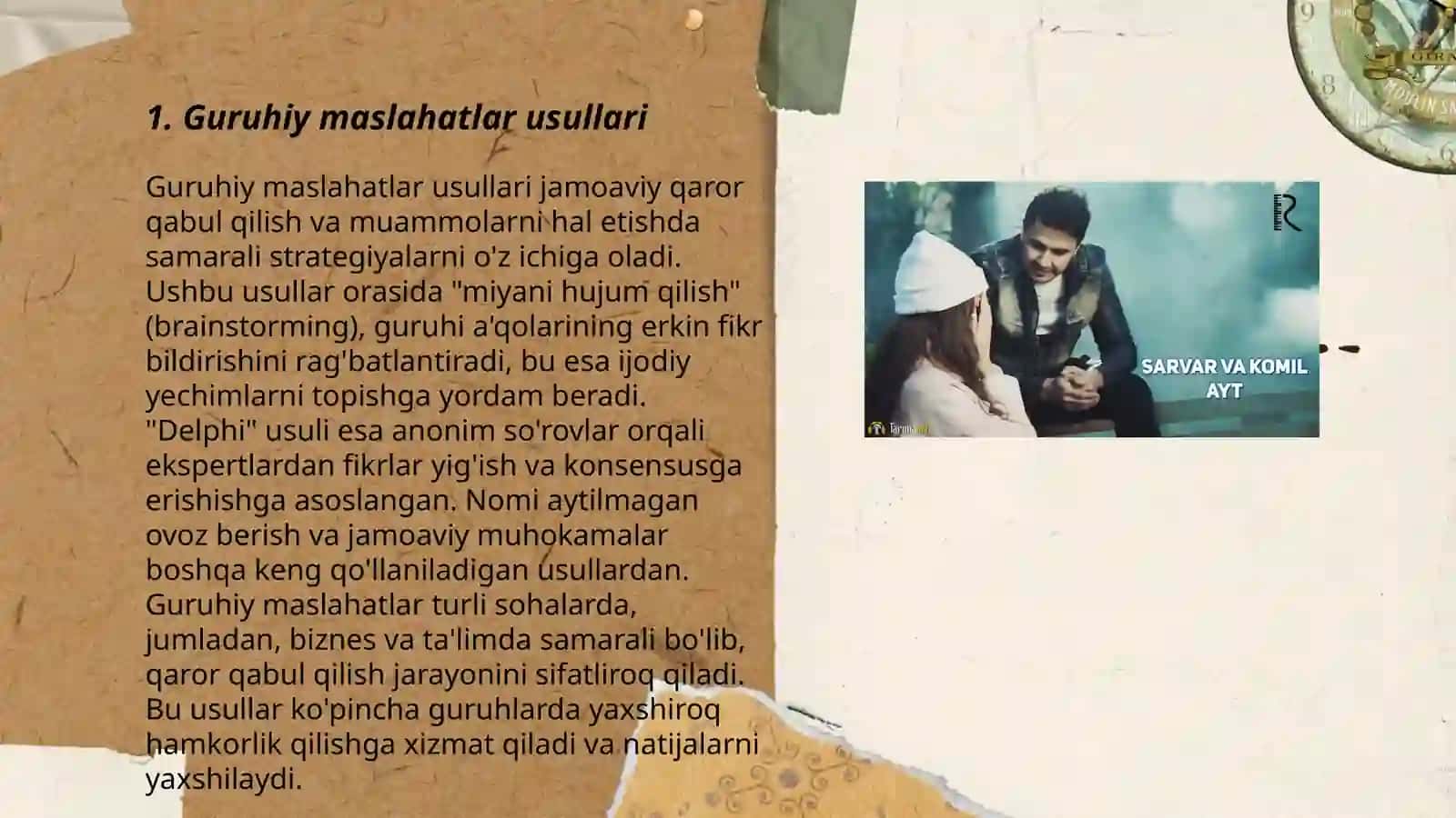 Guruhiy maslahatlar va majlislar 3