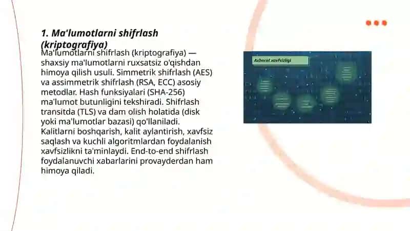 Ma'lumotlarni shifrlash (kriptografiya) 3