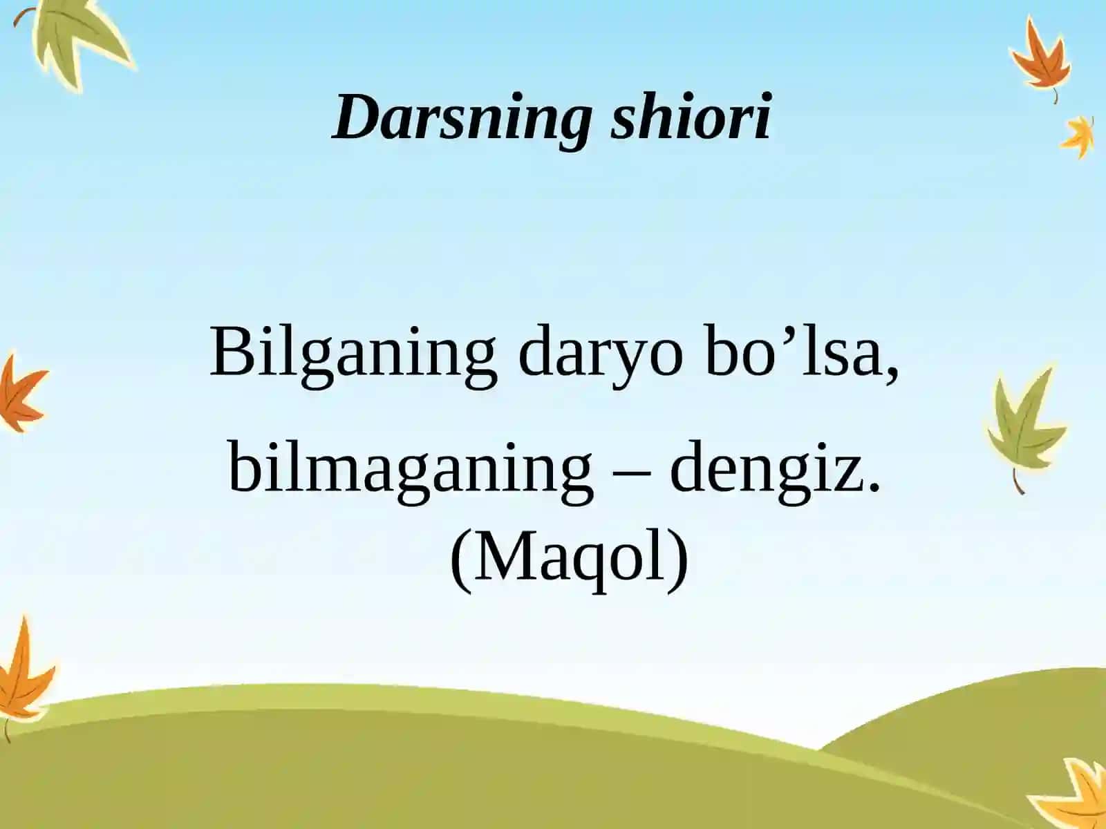 Darsning rejasi 3