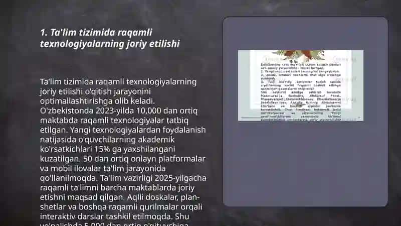 Ta'lim tizimida raqamli texnologiyalarning joriy etilishi 3