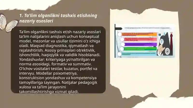 Ta'lim olganlikni tashxis etish 3