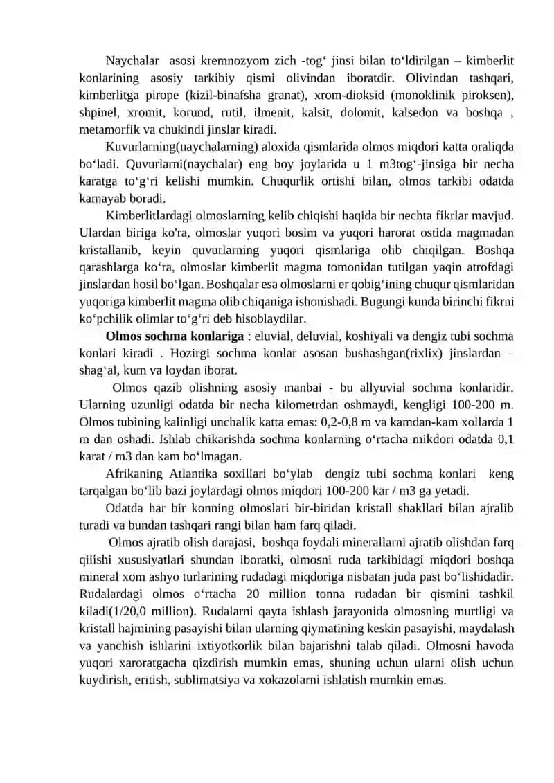 Olmosli rudalarni boyitish texnologiyasi 3
