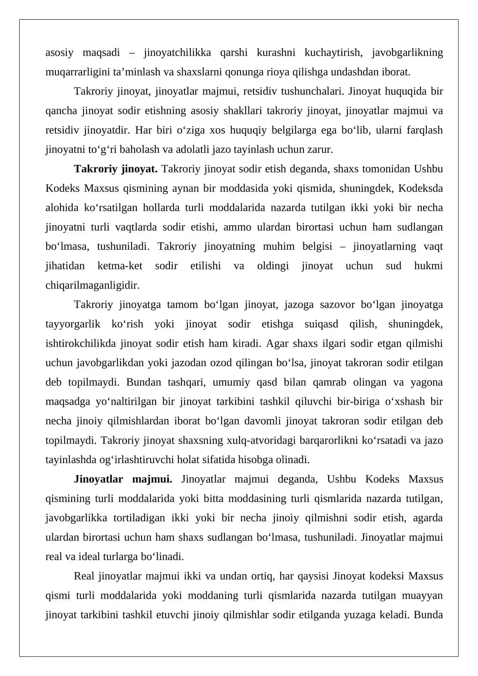 Bir qancha jinoyat sodir etish 3