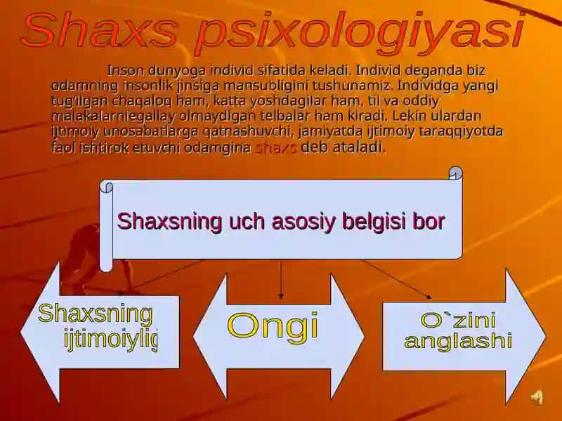Individ, shaxs va individuallik 3