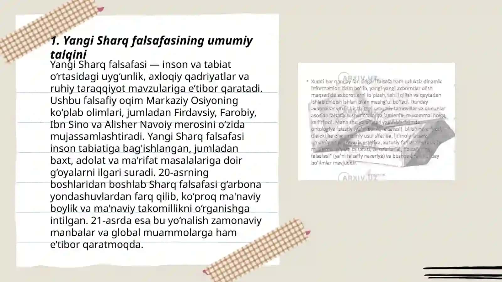 Yangi davr Sharq falsafasi 3