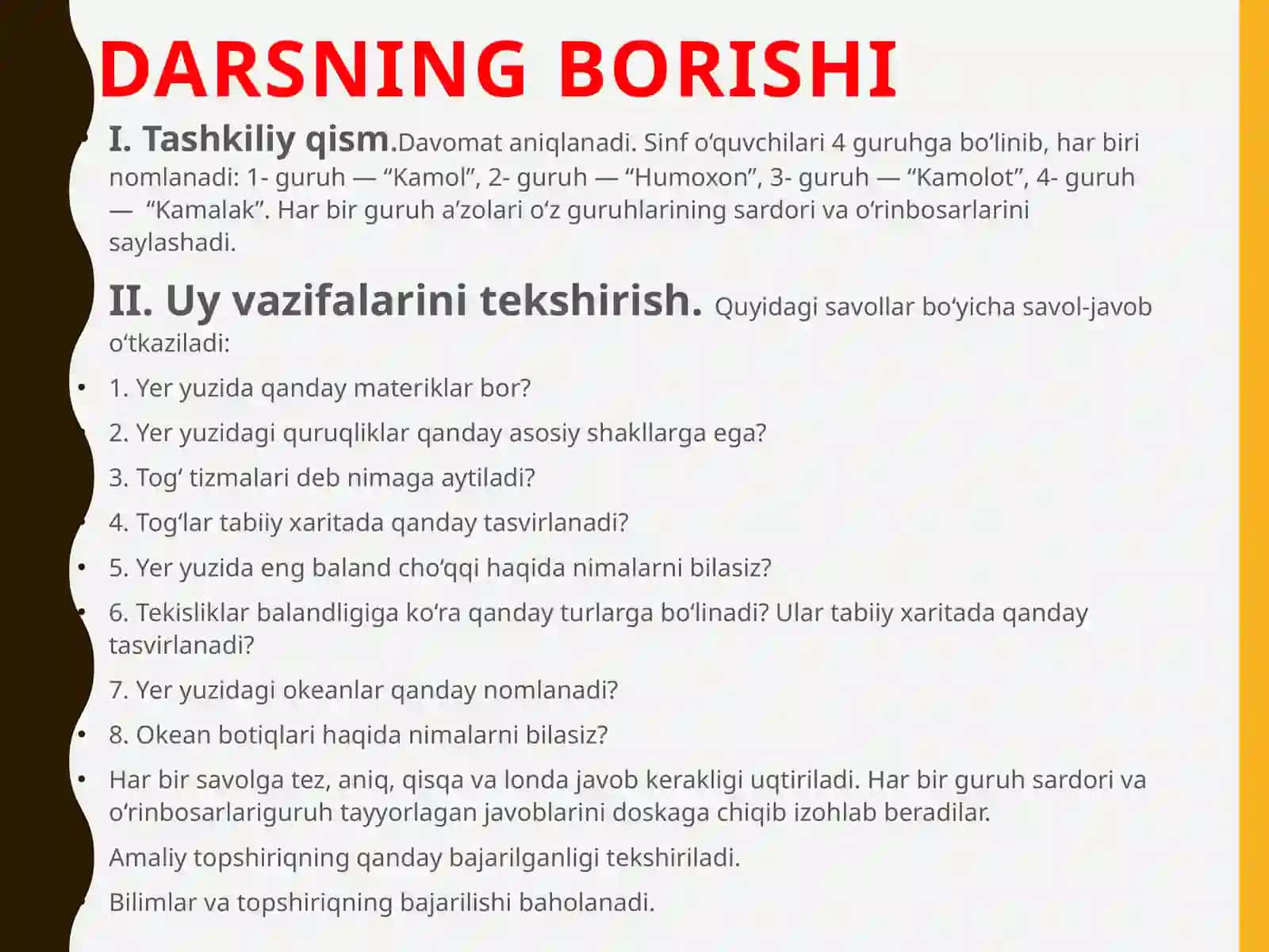 O‘ZBEKISTON RESPUBLIKASINING TABIIY XARITASI 3