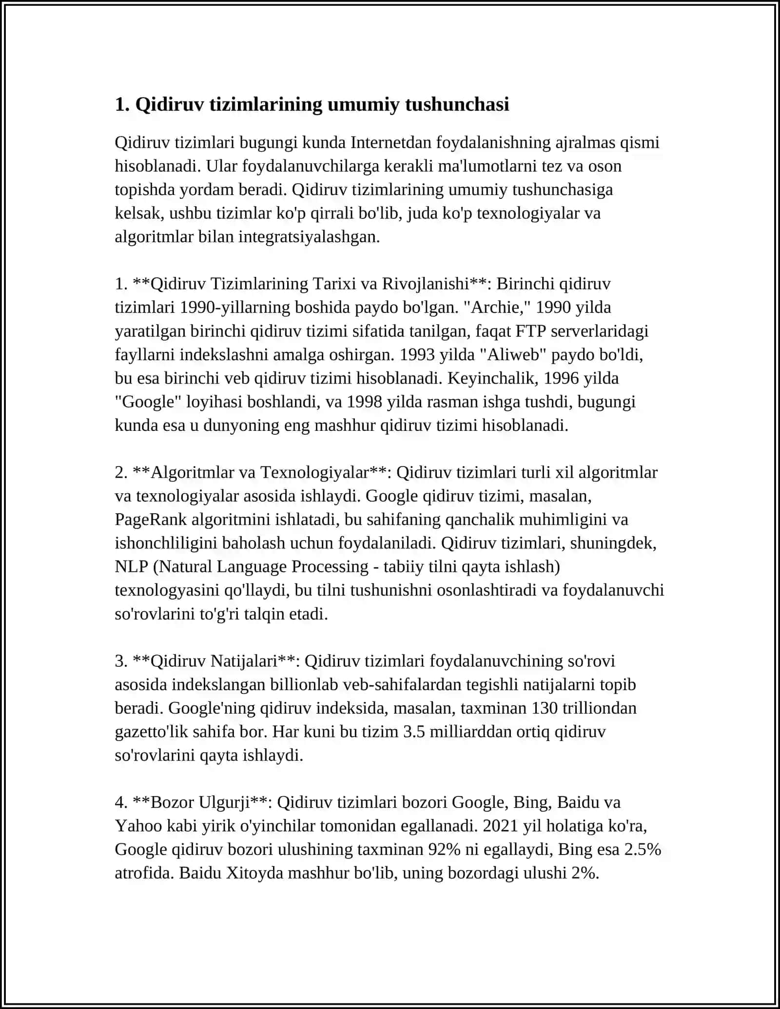 INTERNETDAGI QIDIRUV TIZIMLARINING TAHLILI 3