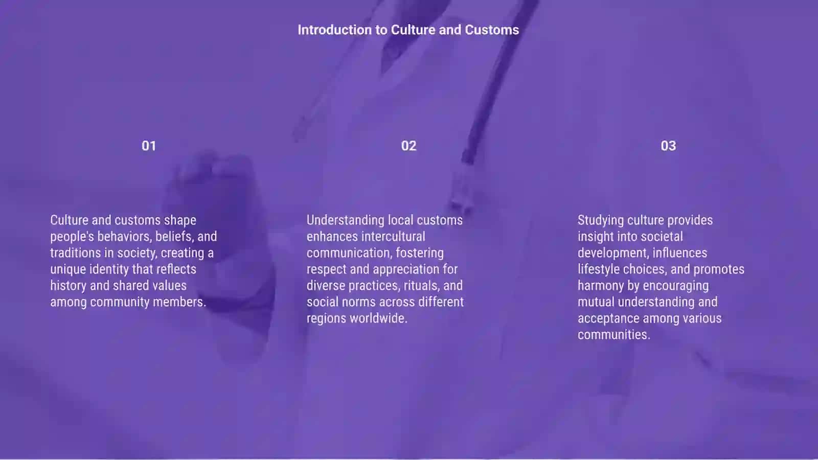 Culture and Customs 3