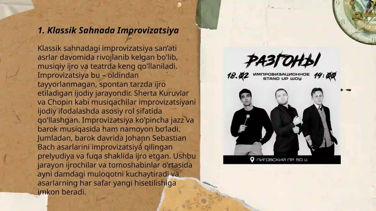Klassik Sahnada Improvizatsiya 3