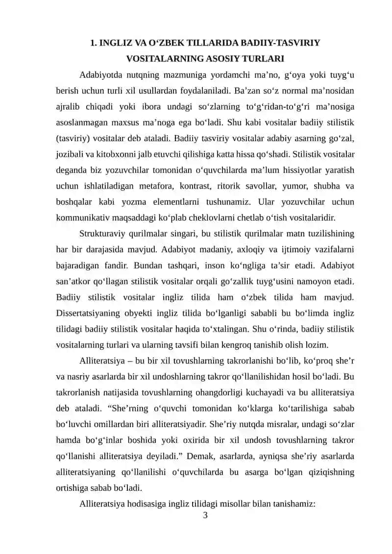INGLIZ VA O‘ZBEK TILLARIDA METAFORALARNING YOZMA TARJIMASI MUAMMOLARI 3