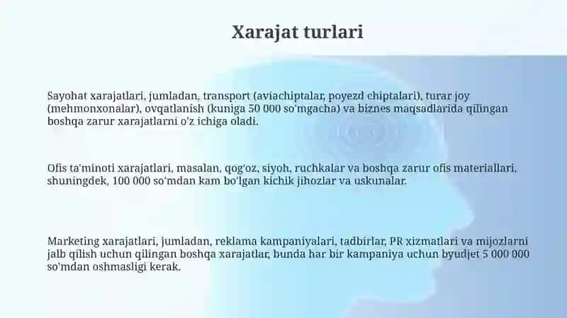 Harajatlarni tartibga solish 3
