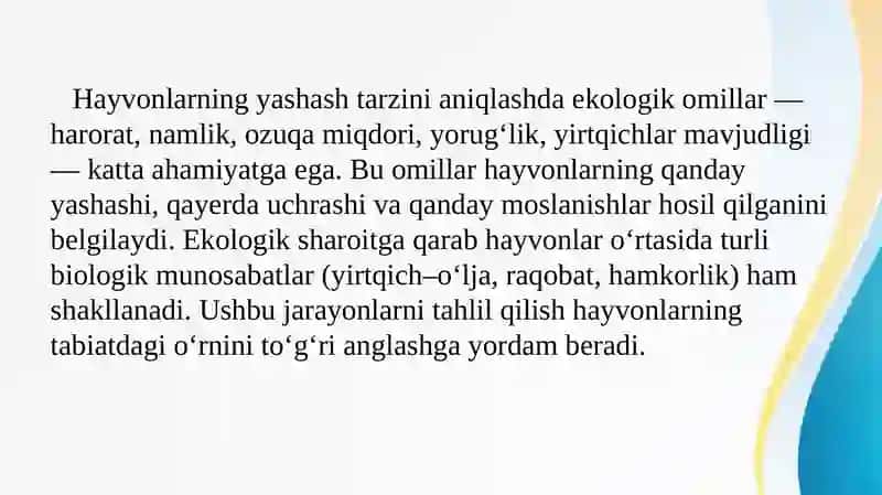 Hayvonot olami 3