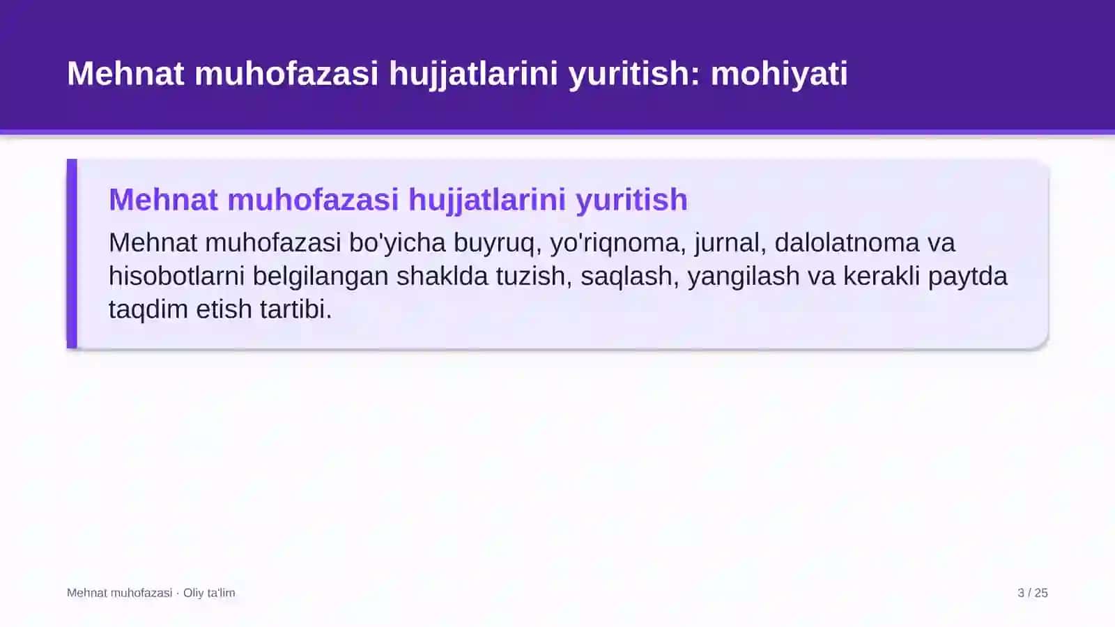 etnoturizmda mehnat muhofazasi hujjatlarini yuritish 6965 3