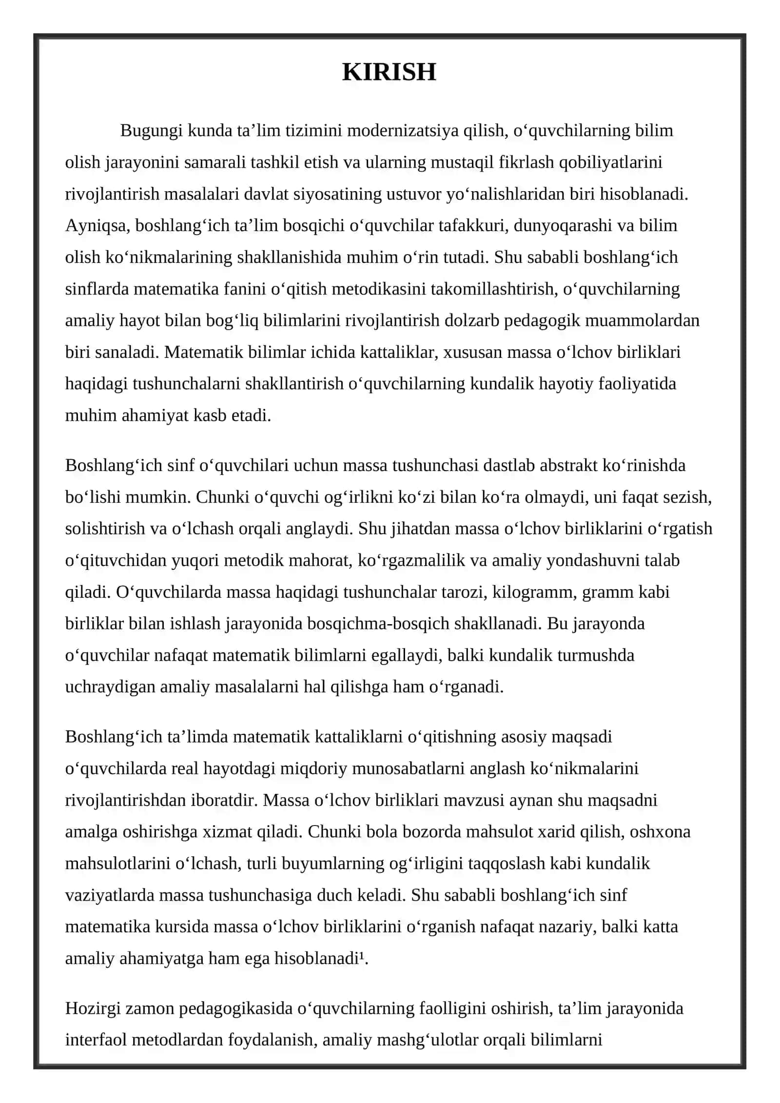 2-sinf massa o'lchov birliklarini o'rgatish metodikasi 3