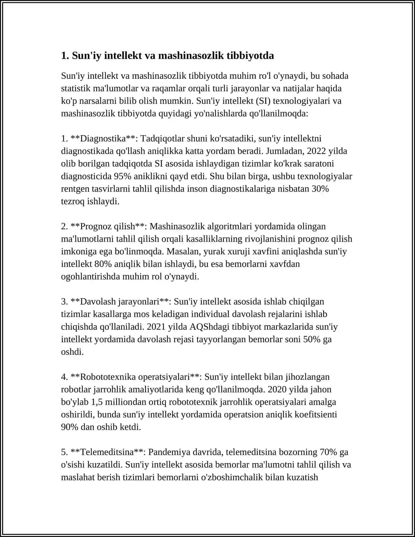 ZAMONAVIY TIBBIYOT TEXNALOGIYALARI 3