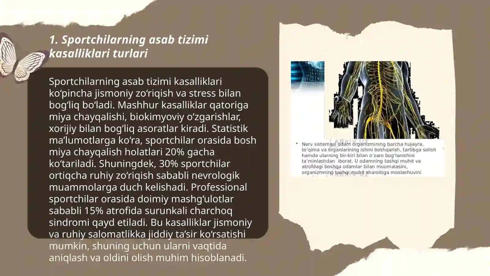 Sportchilarning asab tizimi kasalliklari turlari 3