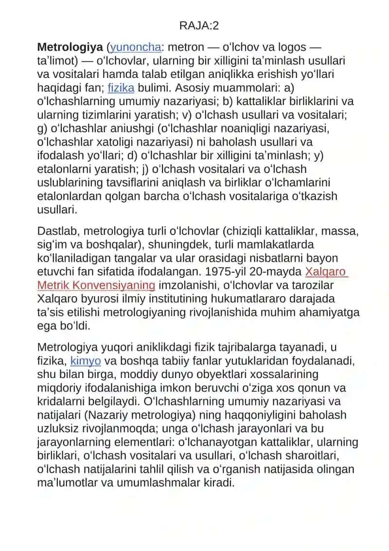 Fan Tarixining Rivojlanishi Metrologiya va Standartlashtirish 3