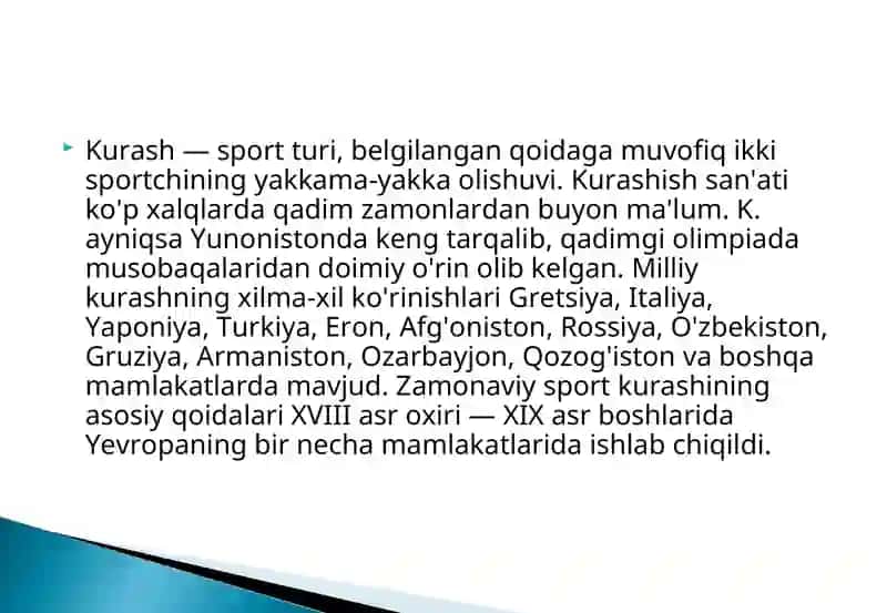 Belbog’li kurash sportining  tarixi 3