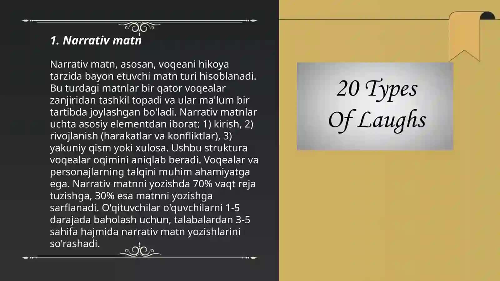Narrativ matn 3