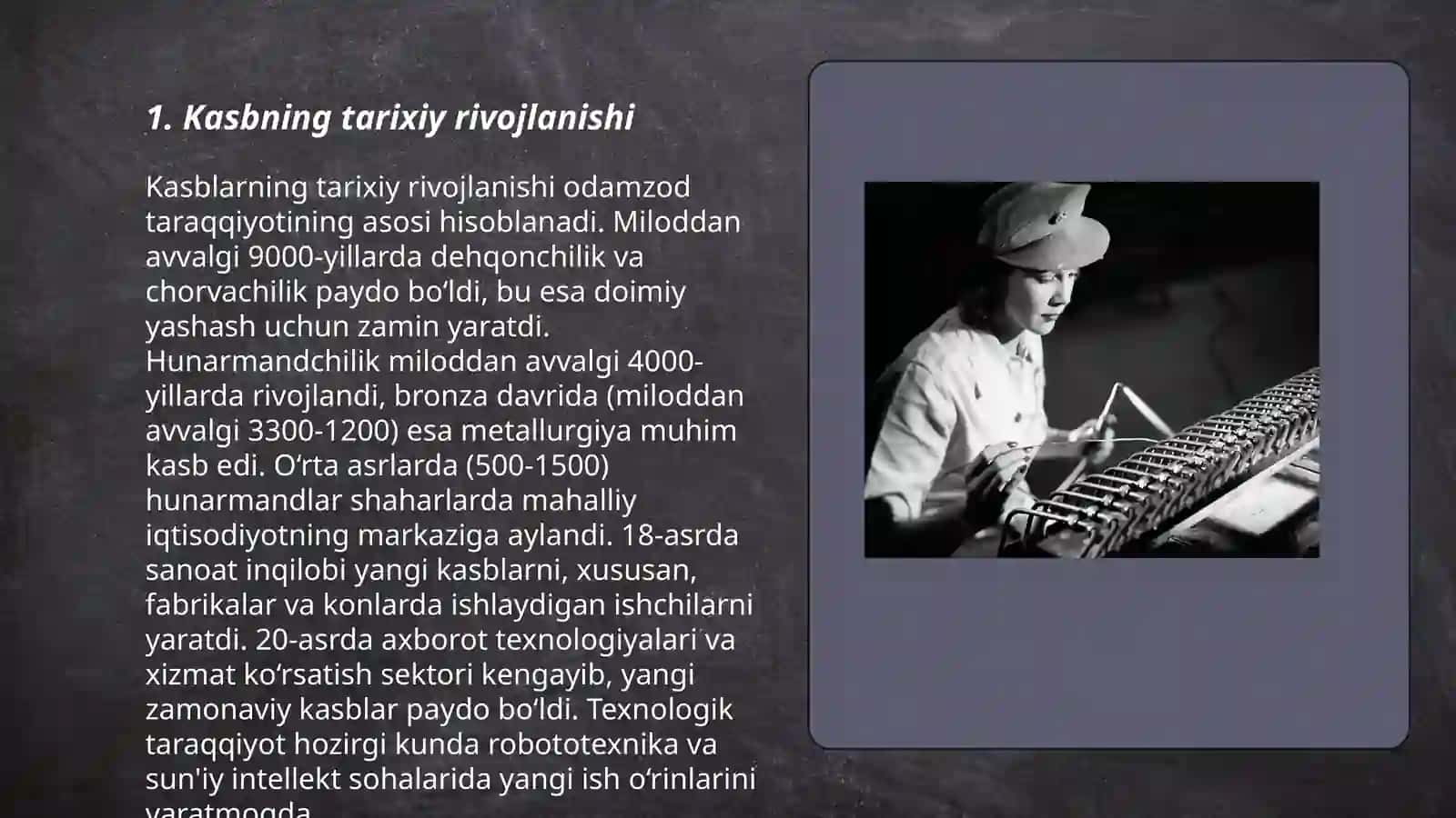 Kasb haqida tushuncha 3