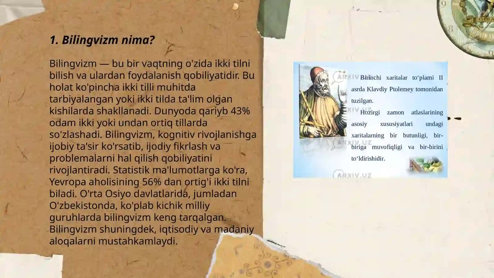 Bilingvizm va uning turlari.Tillarning aralashuvi 3