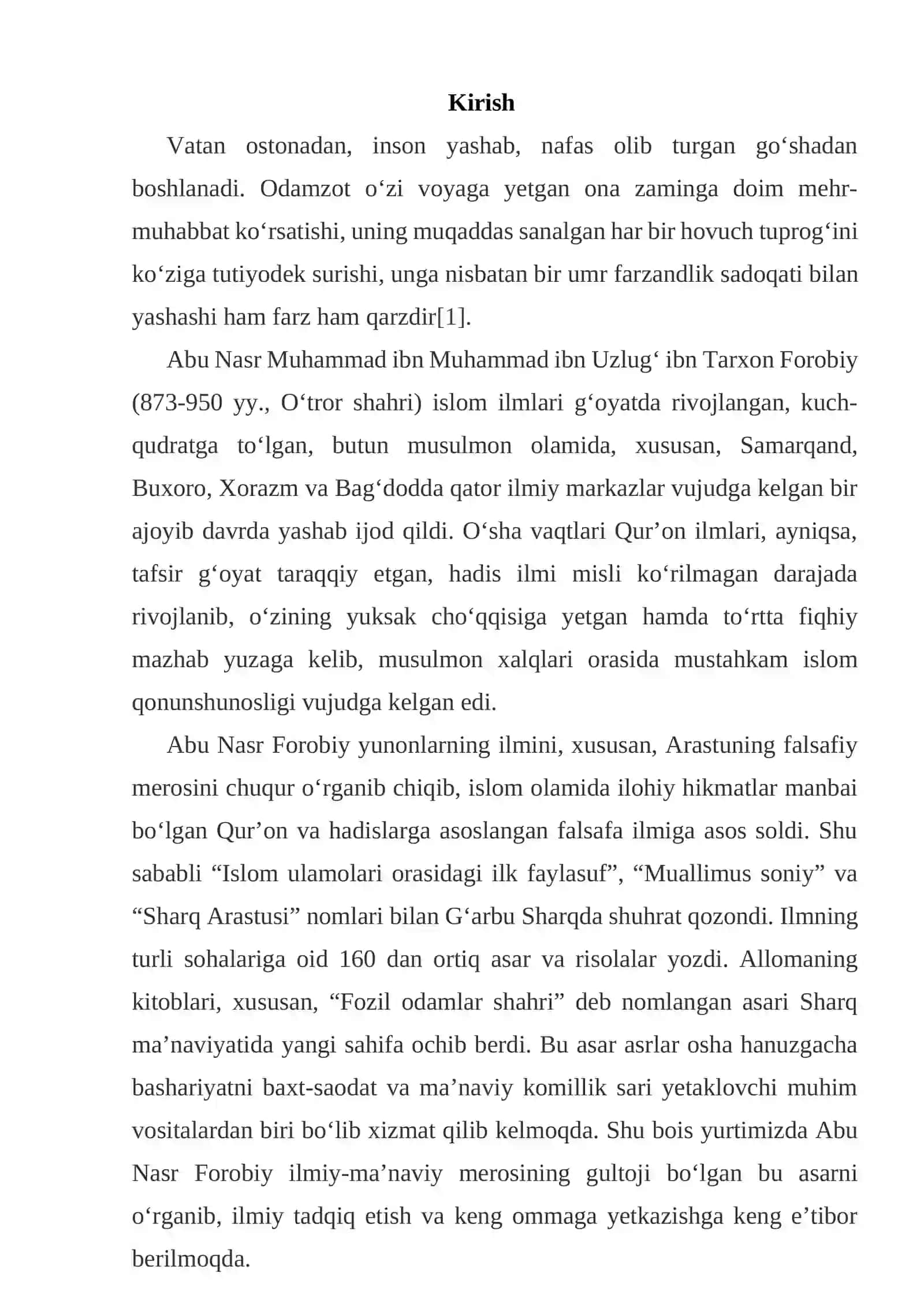 Abu Nasr Farobiyning tarixiy falsafiy qarashlari 3