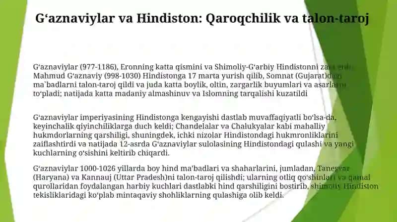 Gʻaznaviylar davlati tarixi 3