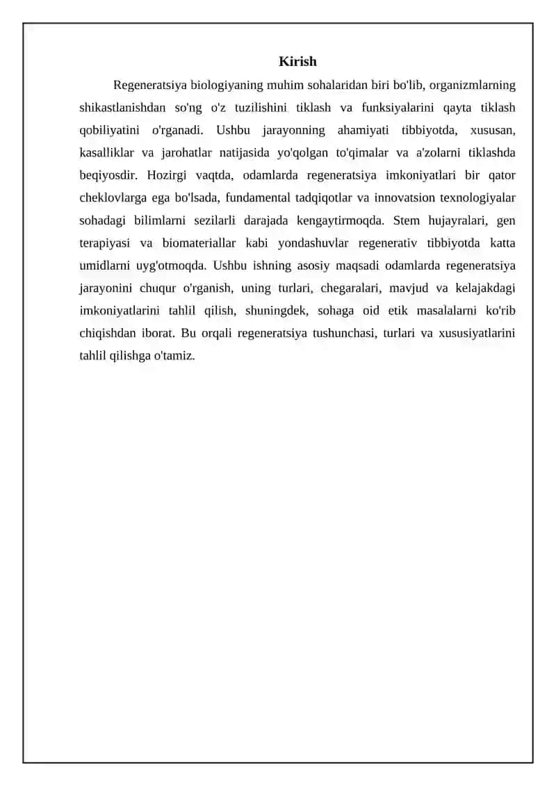 Regeneratsiya 3