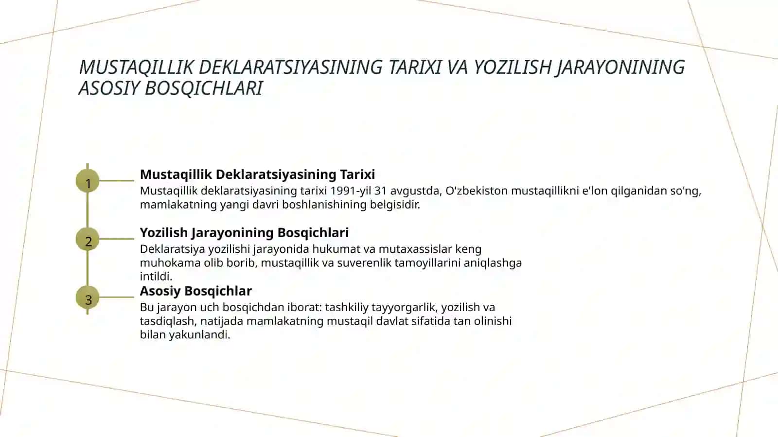 Mustaqillik deklaratsiyasi va uning tarixiy ahamiyati 3