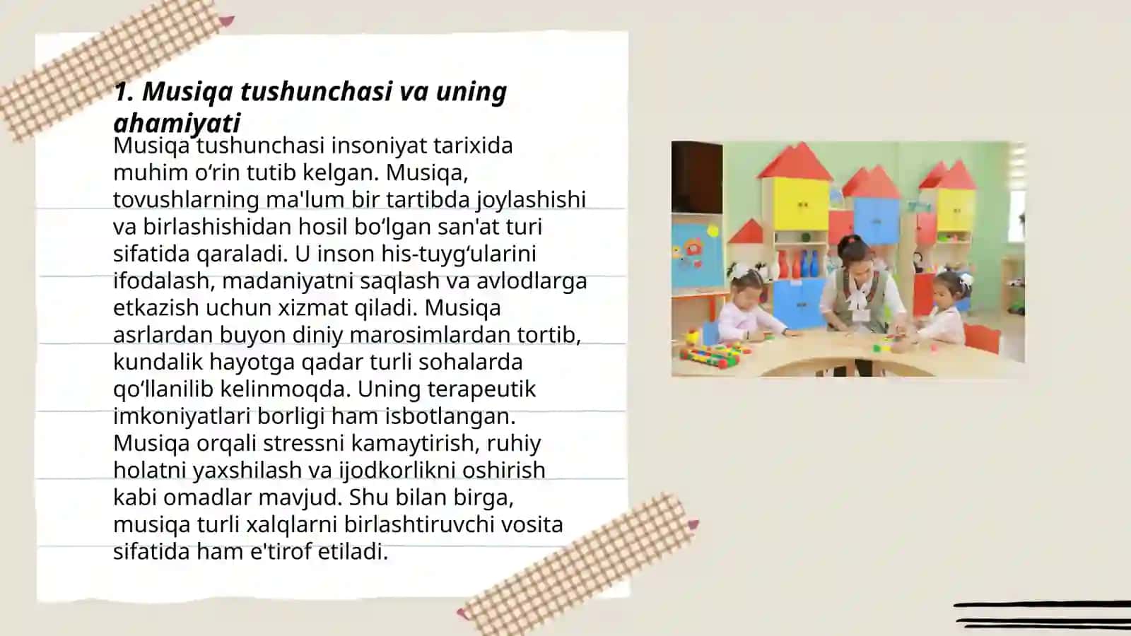 Musiqa tushunchasi va uning ahamiyati 3
