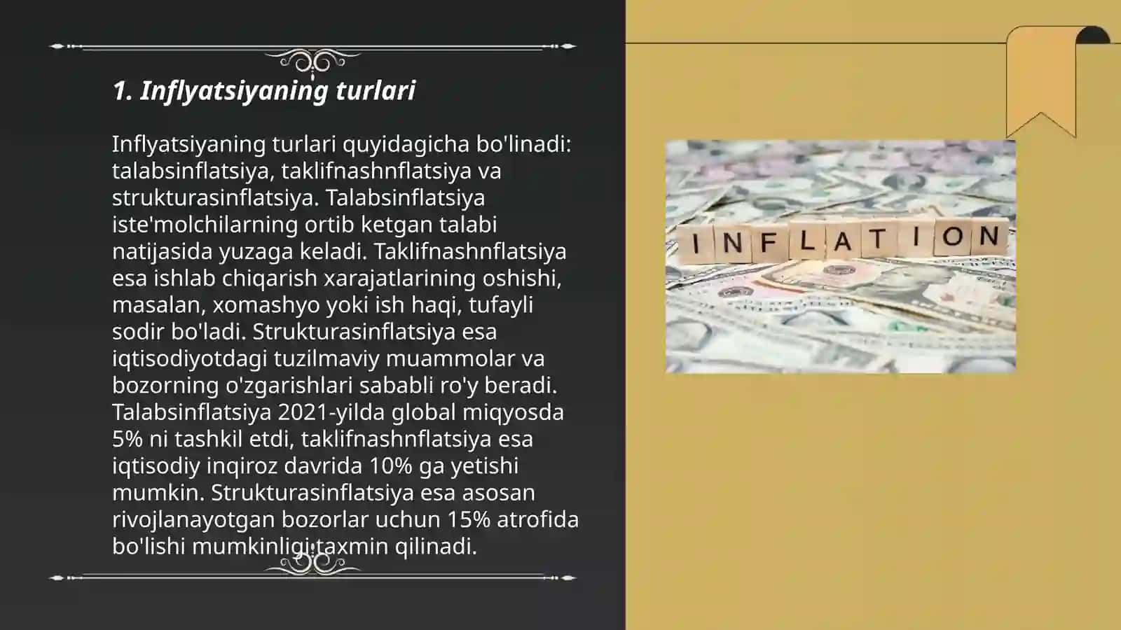 Inflyatsiyaning turlari 3