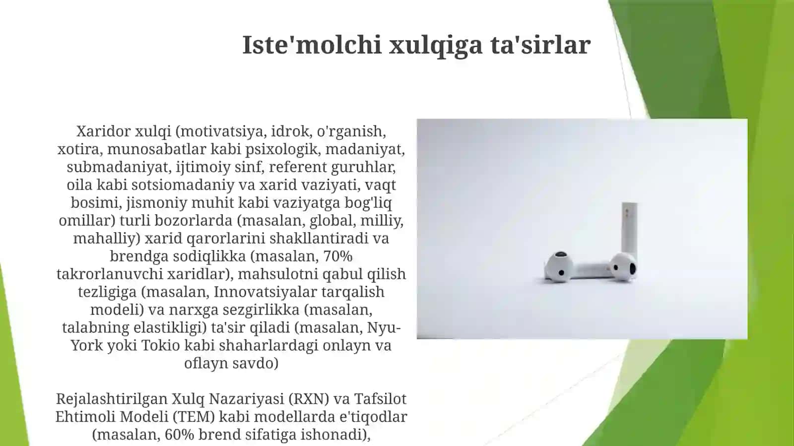 Iste’molchi hulqi nazariyasi 3