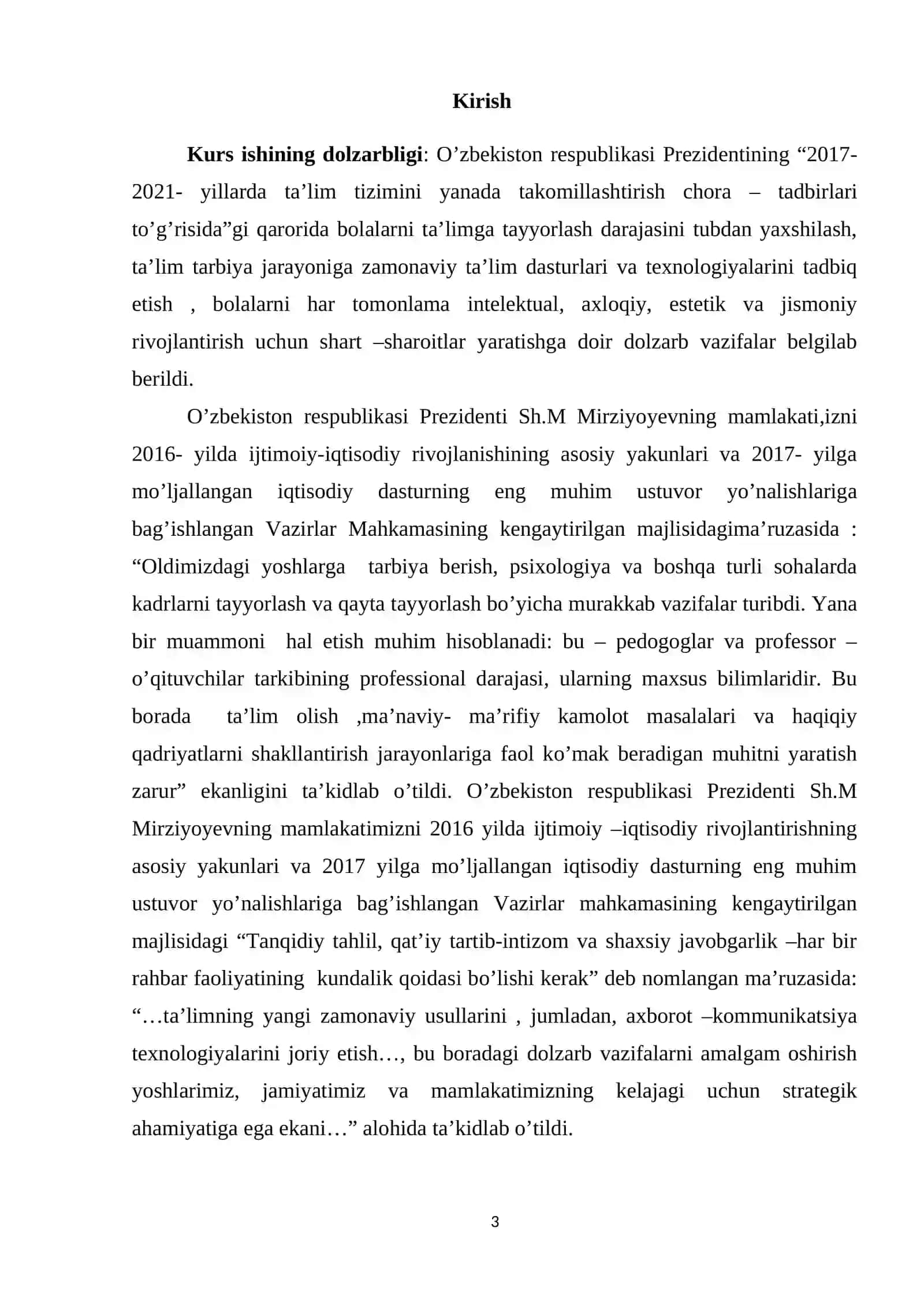 To’la o’zlashtirish texnologiyasi 3