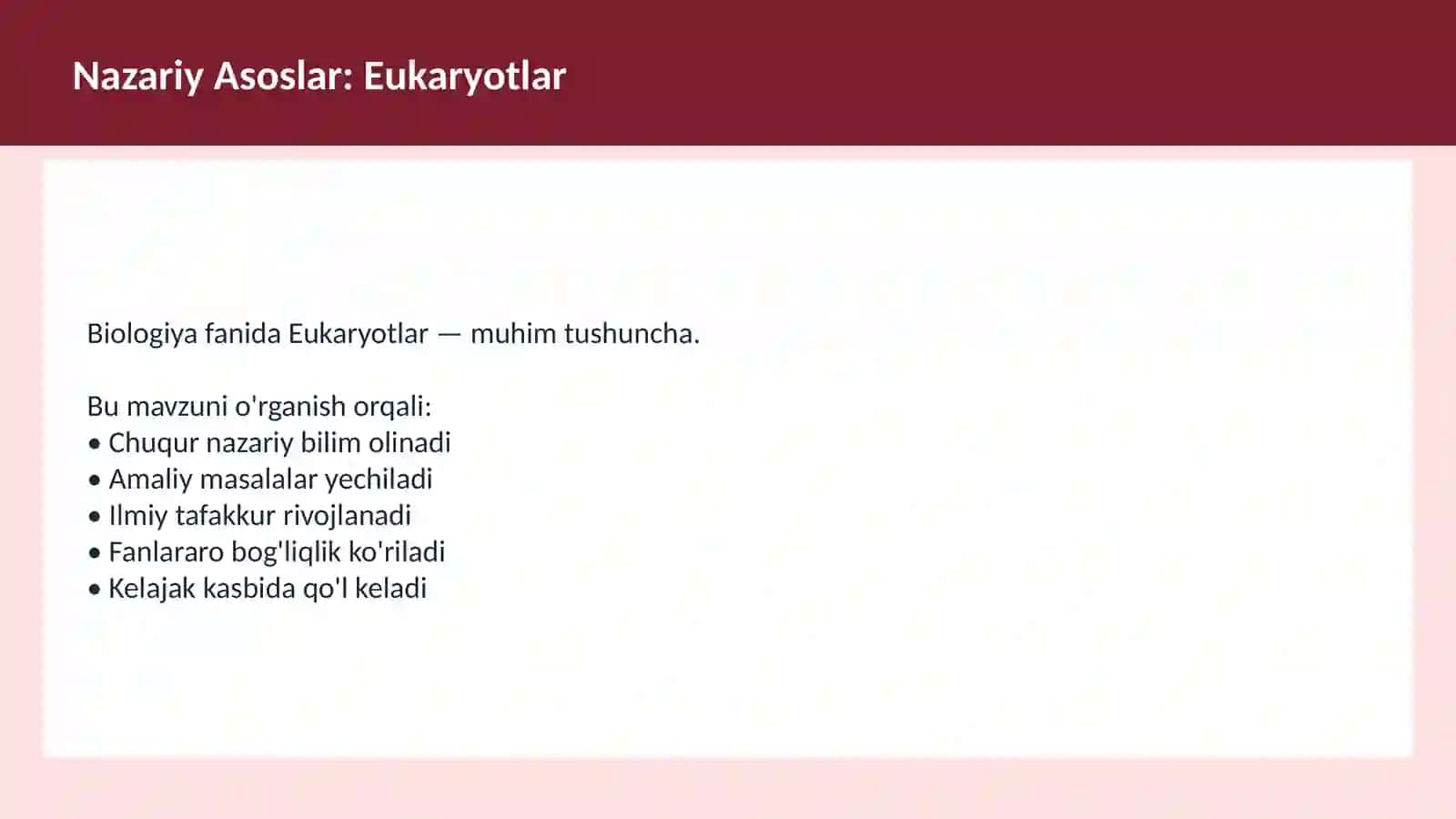 Hujayra tuzilishi 3