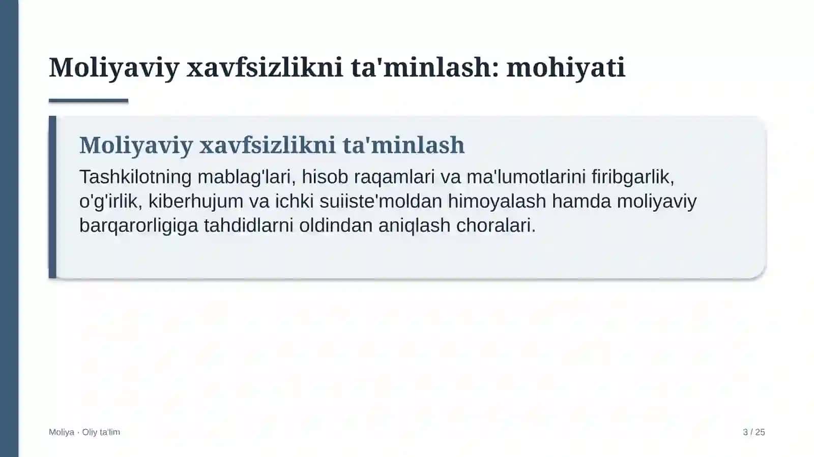 Folklor jamoalarida moliyaviy xavfsizlikni ta'minlash 3