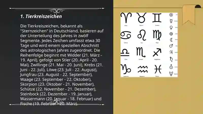 Tierkreiszeichen (Astrological Signs) 3
