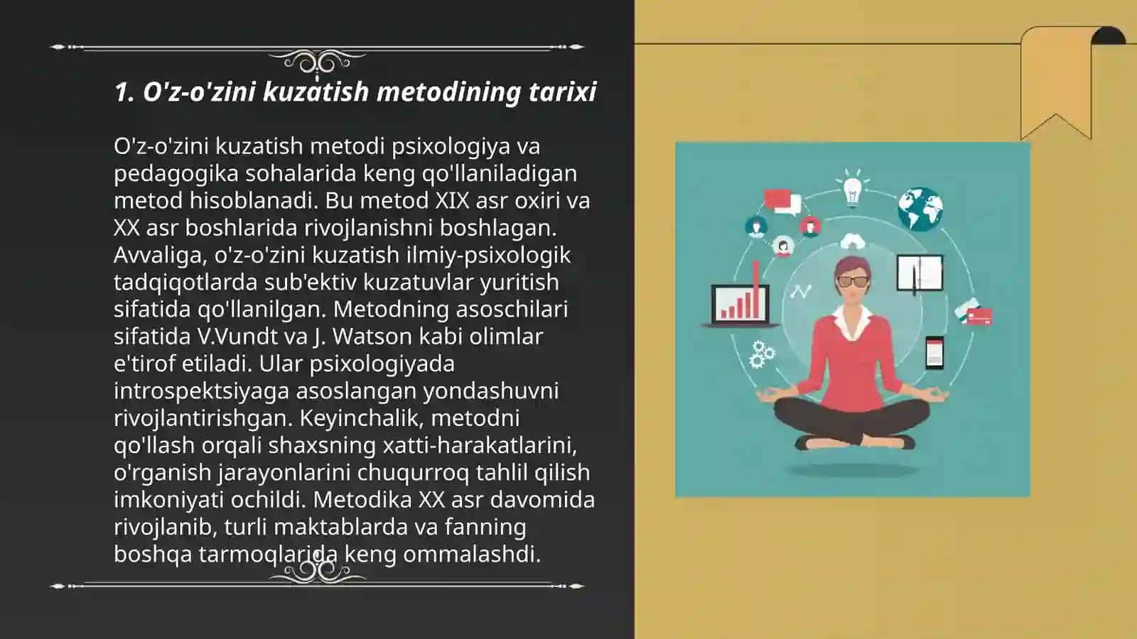 O'z-o'zini kuzatish metodi 3