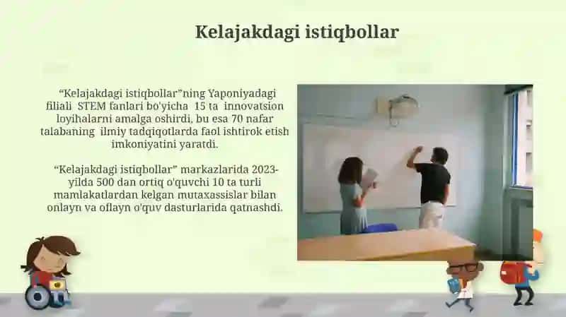 Kelajakdagi istiqbollar 3