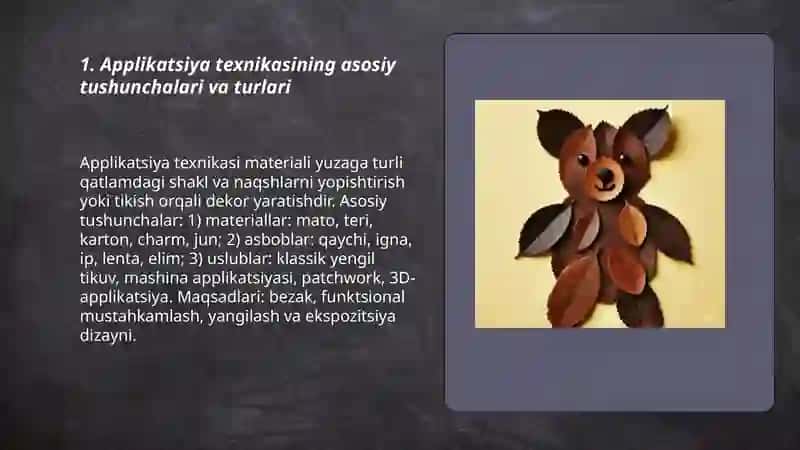 Applikatsiya texnikasi 3