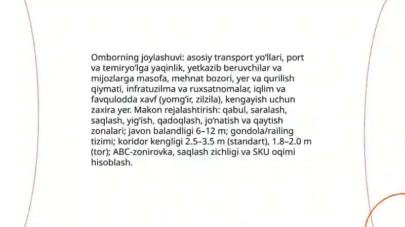 Ombor logistikasi 3