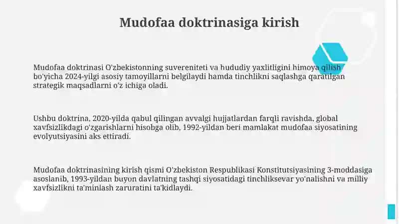 Mudofaa Doktrinasining mazmuni 3