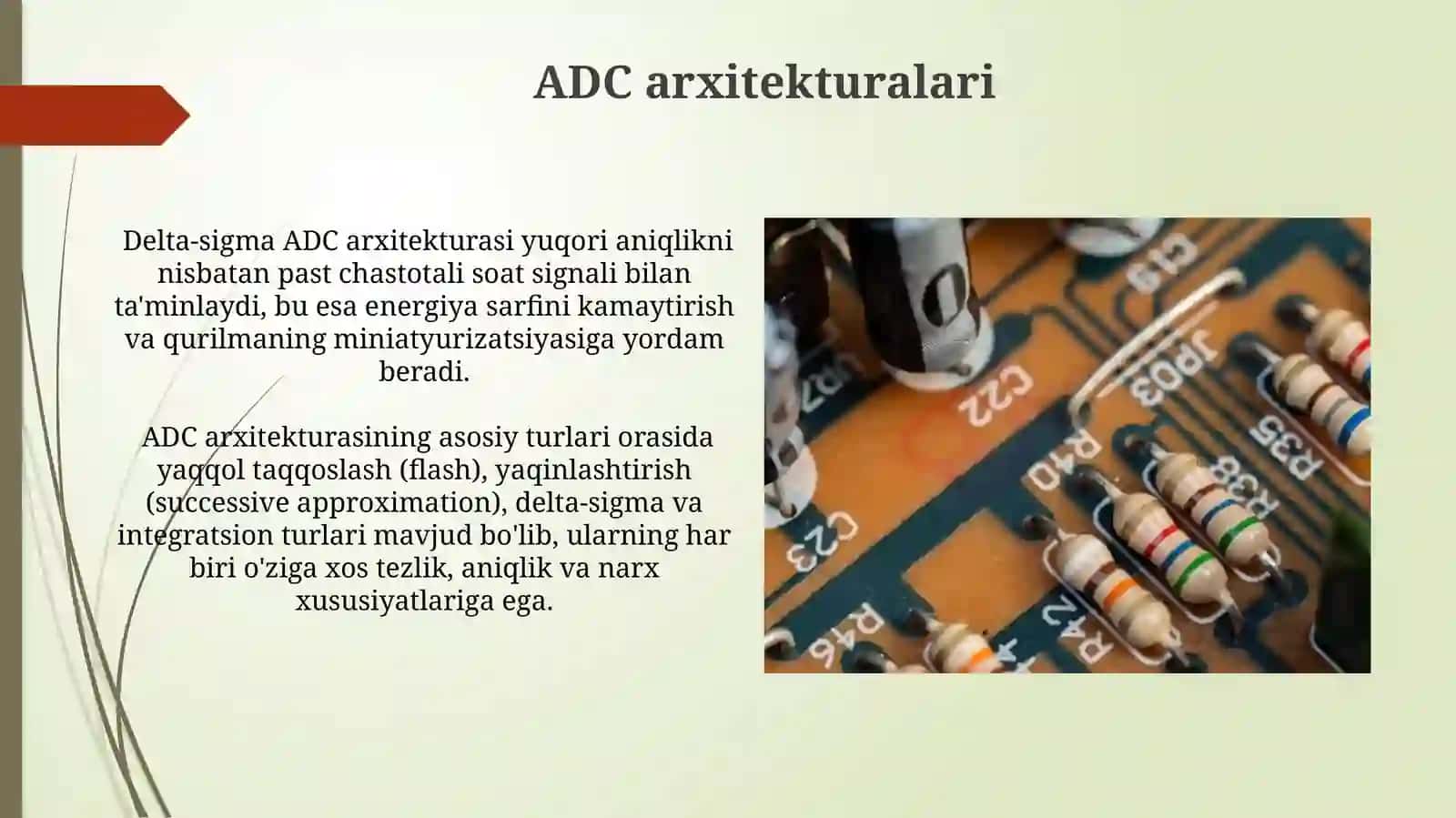 Analog-raqamli o'tkazgichlar 3