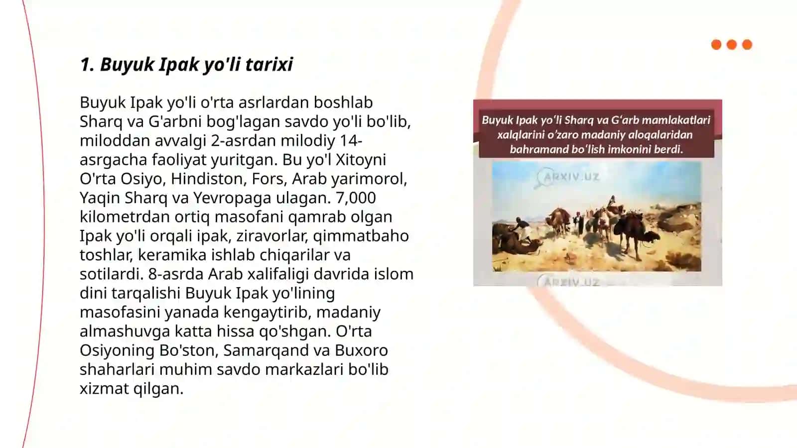 Buyuk ipak yo'li geografiyasi 3